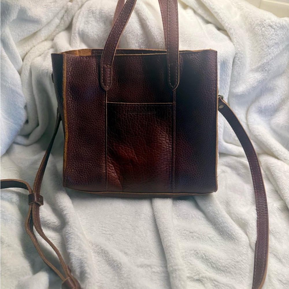 Portland Leather Dark Brown Shoulder Bag